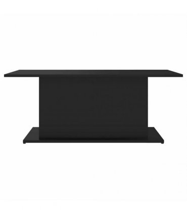 vidaXL Coffee Table | Black | Engineered wood | 102x55.5x40 cm | Durable