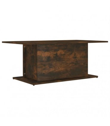 vidaXL Coffee Table Smoked Oak 102x55.5x40 cm Engineered Wood