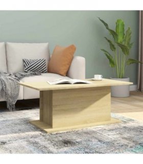 vidaXL Coffee Table Sonoma Oak 102x55.5x40 cm Engineered Wood