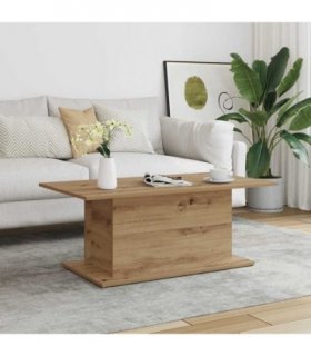 vidaXL Coffee Table Artisan Oak 102x55.5x40 cm Engineered Wood