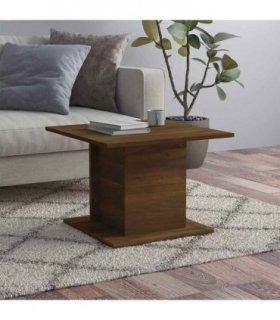 vidaXL Coffee Table Brown Oak 55.5x55.5x40 cm Engineered Wood