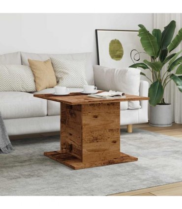 vidaXL Coffee Table Old Wood 55.5x55.5x40 cm Engineered Wood