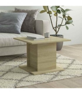 vidaXL Coffee Table Sonoma Oak 55.5x55.5x40 cm Engineered Wood
