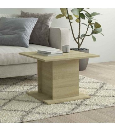vidaXL Coffee Table Sonoma Oak 55.5x55.5x40 cm Engineered Wood