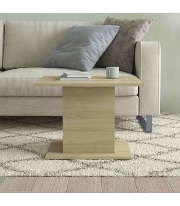 vidaXL Coffee Table Sonoma Oak 55.5x55.5x40 cm Engineered Wood