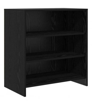 vidaXL Sideboard Black 70 x 41 x 75 cm Engineered Wood — Colour: Black oak