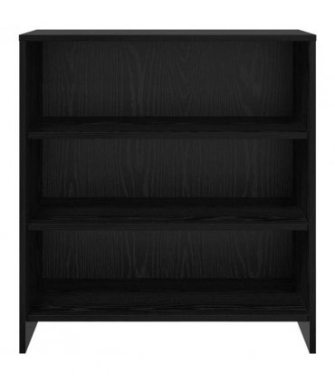 vidaXL Sideboard Black 70 x 41 x 75 cm Engineered Wood — Colour: Black oak