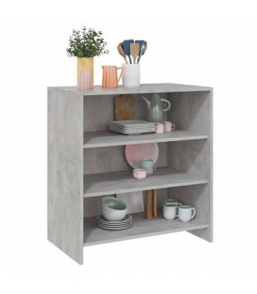 vidaXL Sideboard Concrete Grey 70x40.5x75 cm Engineered Wood