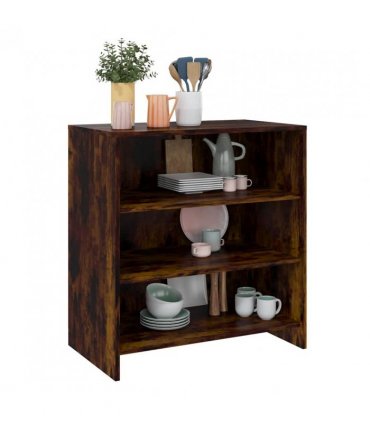 vidaXL Sideboard Smoked Oak 70x40.5x75 cm Engineered Wood