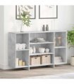 vidaXL Sideboard Concrete Grey 120x30x75 cm Engineered Wood