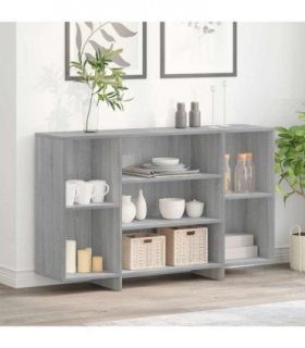 vidaXL Sideboard Grey Sonoma 120x30x75 cm Engineered Wood