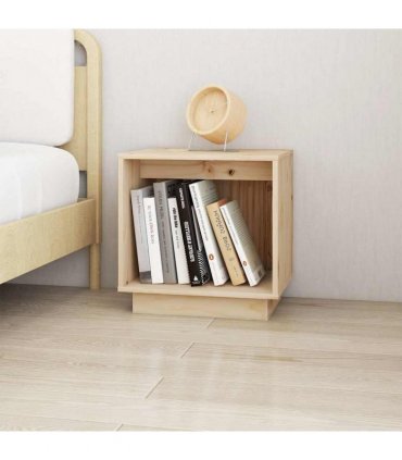 vidaXL Bedside Cabinets 2 pcs 40x30x40 cm Solid Wood Pine — Colour: brown