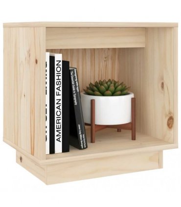 vidaXL Bedside Cabinets 2 pcs 40x30x40 cm Solid Wood Pine — Colour: brown