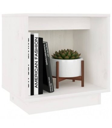 vidaXL Bedside Cabinets 2 pcs White 40x30x40 cm Solid Wood Pine