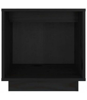 vidaXL Bedside Cabinets 2 pcs Black 40x30x40 cm Solid Wood Pine
