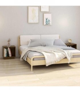 vidaXL Bedside Cabinets 2 pcs Honey Brown 40x30x40 cm Solid Wood Pine