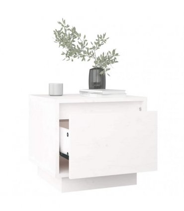 vidaXL Bedside Cabinets 2 pcs White 35x34x32 cm Solid Wood Pine
