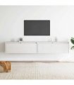 vidaXL Wall Cabinets 2 pcs White 100x30x35 cm Solid Wood Pine