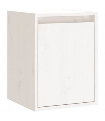vidaXL Wall Cabinets 2 pcs White 30x30x40 cm Solid Wood Pine