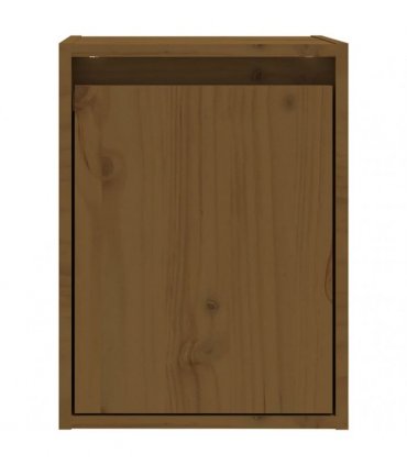 vidaXL Wall Cabinets 2 pcs Honey Brown 30x30x40 cm Solid Wood Pine