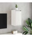 vidaXL Wall Cabinets 2 pcs White 30x30x60 cm Solid Wood Pine