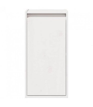 vidaXL Wall Cabinets 2 pcs White 30x30x60 cm Solid Wood Pine