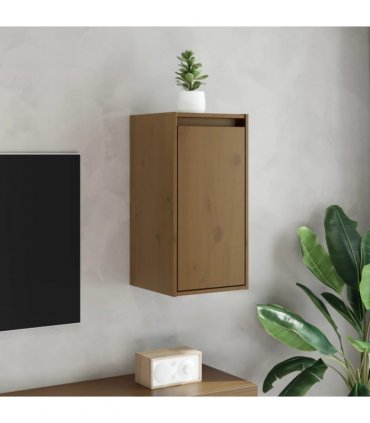 vidaXL Wall Cabinets 2 pcs Honey Brown 30x30x60 cm Solid Wood Pine