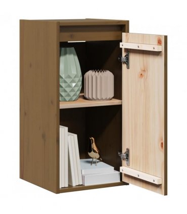 vidaXL Wall Cabinets 2 pcs Honey Brown 30x30x60 cm Solid Wood Pine