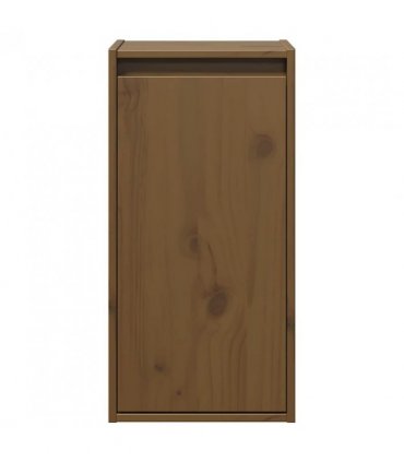 vidaXL Wall Cabinets 2 pcs Honey Brown 30x30x60 cm Solid Wood Pine