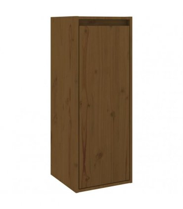 vidaXL Wall Cabinets 2 pcs Honey Brown 30x30x80 cm Solid Wood Pine