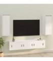 vidaXL Wall Cabinets 2 pcs White 30x30x80 cm Solid Wood Pine