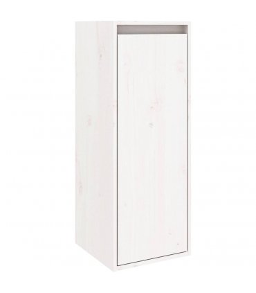 vidaXL Wall Cabinets 2 pcs White 30x30x80 cm Solid Wood Pine