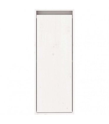 vidaXL Wall Cabinet White 30x30x80 cm Solid Wood Pine