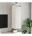 vidaXL Wall Cabinets 2 pcs White 30x30x100 cm Solid Pinewood