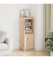 vidaXL Highboard 37x34x110 cm Solid Wood Pine — Colour: natural