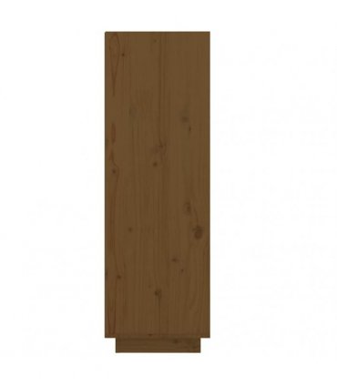 vidaXL Shoe Cabinet Honey Brown 30x34x105 cm Solid Wood Pine