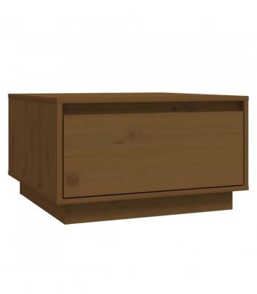 vidaXL Coffee Table Honey Brown 55x56x32 cm Solid Wood Pine