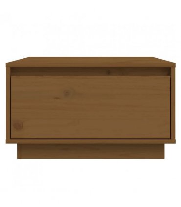 vidaXL Coffee Table Honey Brown 55x56x32 cm Solid Wood Pine