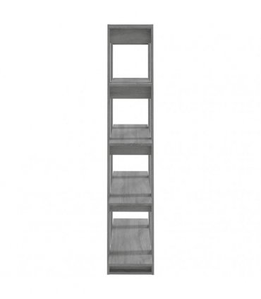vidaXL Book Cabinet/Room Divider Grey Sonoma 100x30x160 cm