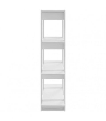 vidaXL Book Cabinet/Room Divider White 100x30x123.5 cm
