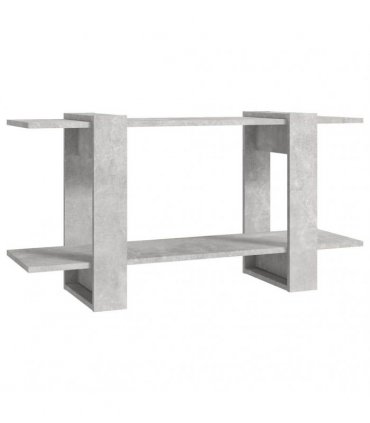 vidaXL Book Cabinet Concrete Grey 100x30x51cm Engineered Wood
