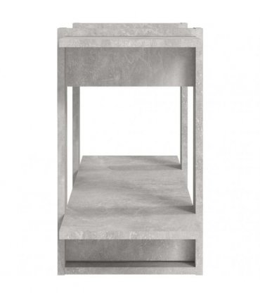 vidaXL Book Cabinet Concrete Grey 100x30x51cm Engineered Wood