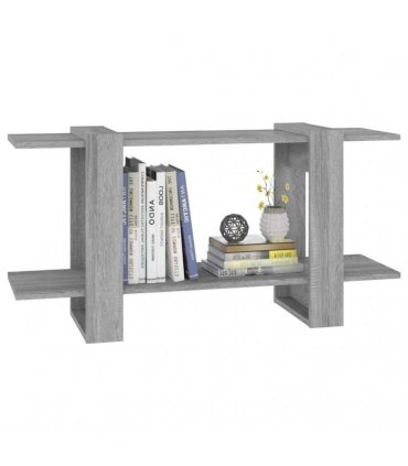 vidaXL Book Cabinet Grey Sonoma 100x30x51 cm Engineered Wood