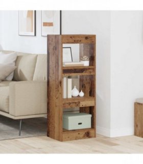 vidaXL Book Cabinet Old wood 40 x 30 x 103 cm Engineered wood