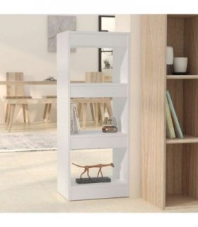vidaXL Book Cabinet/Room Divider White 40x30x103 cm Engineered Wood