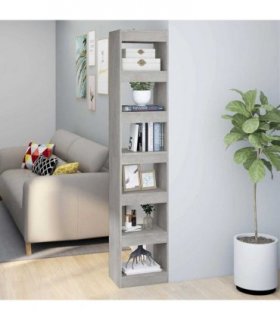 vidaXL Book Cabinet/Room Divider Concrete Grey 40x30x198 cm