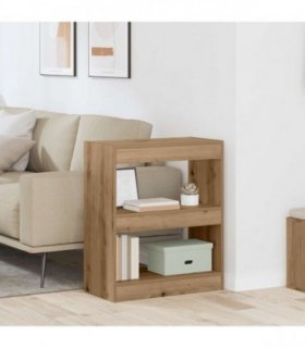 vidaXL Book Cabinet Artisan Oak 60 x 30 x 72 cm Engineered Wood