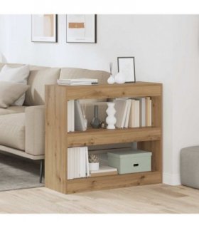 vidaXL Book Cabinet/Room Divider Artisan Oak 80x30x72 cm