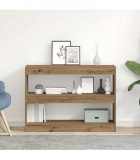 vidaXL Bookcase Artisan oak 100 x 30 x 72 cm Engineered Wood