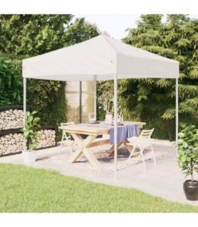 vidaXL Folding Party Tent White 3x3 m — Size: 3 x 3 m